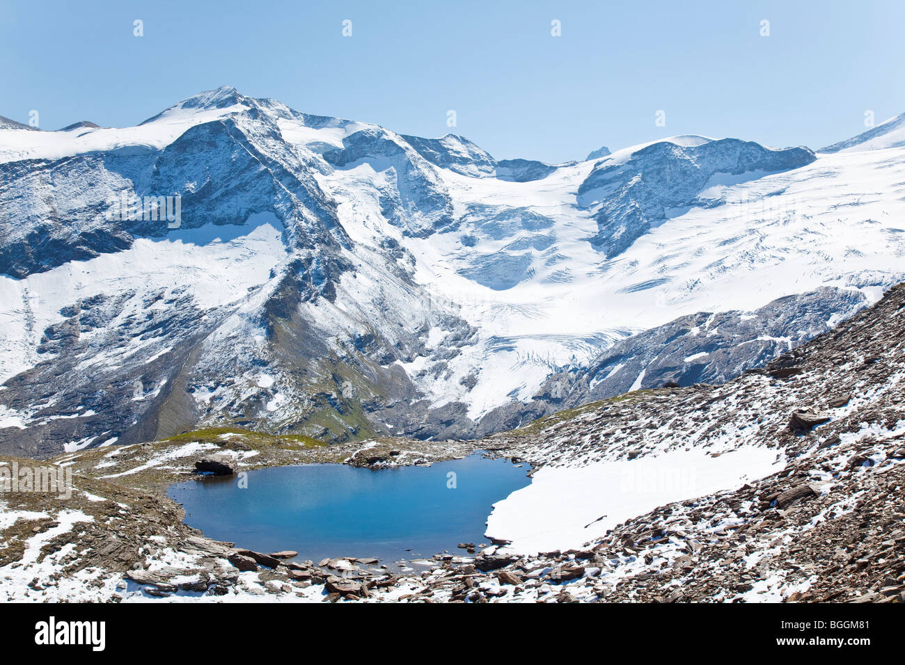 Small mountain lake in Kaprun Valley, Kaprun, Salzburger Land,Austria