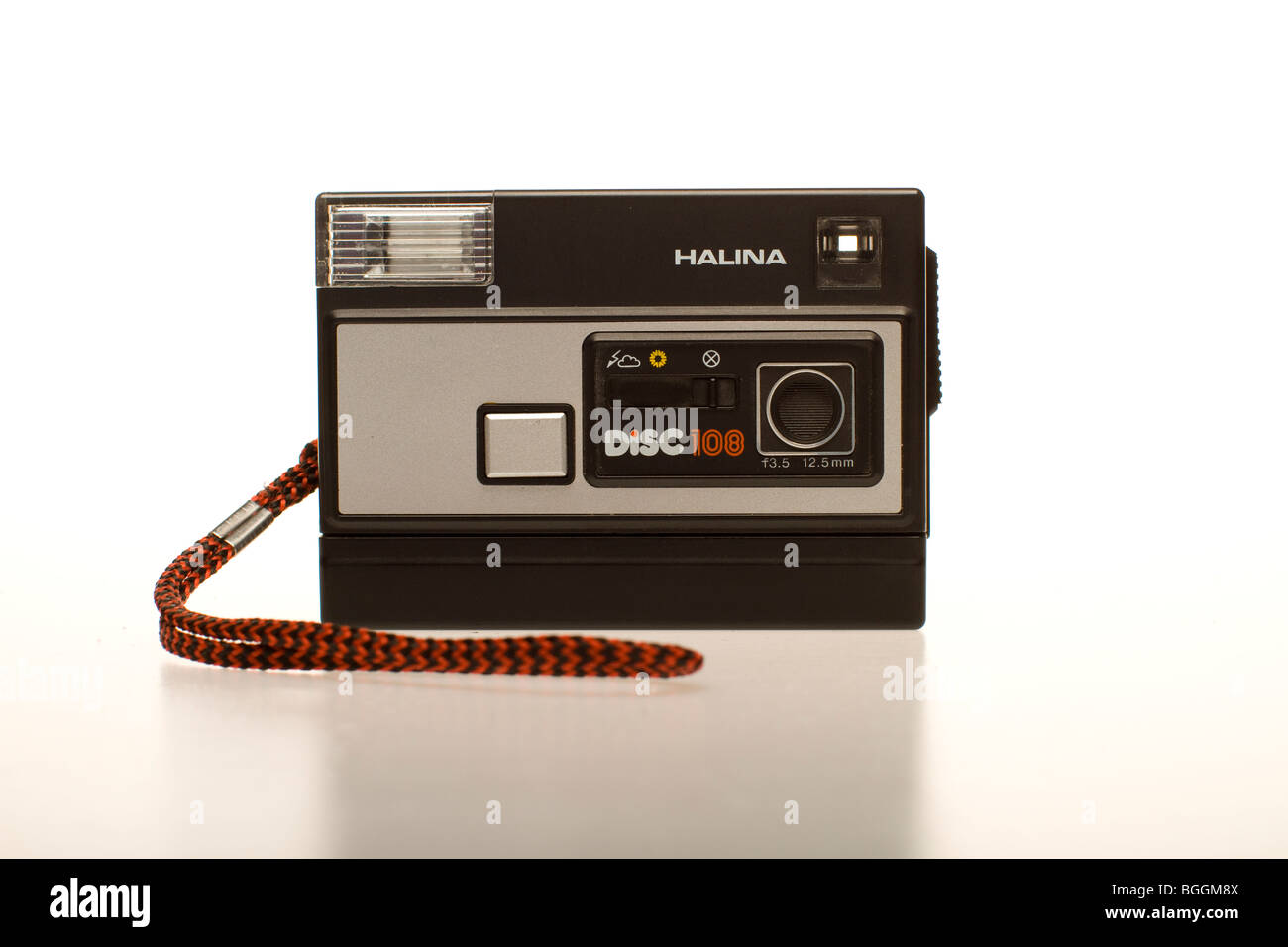 Retro Disc Camera Straight View Stock Photo Alamy