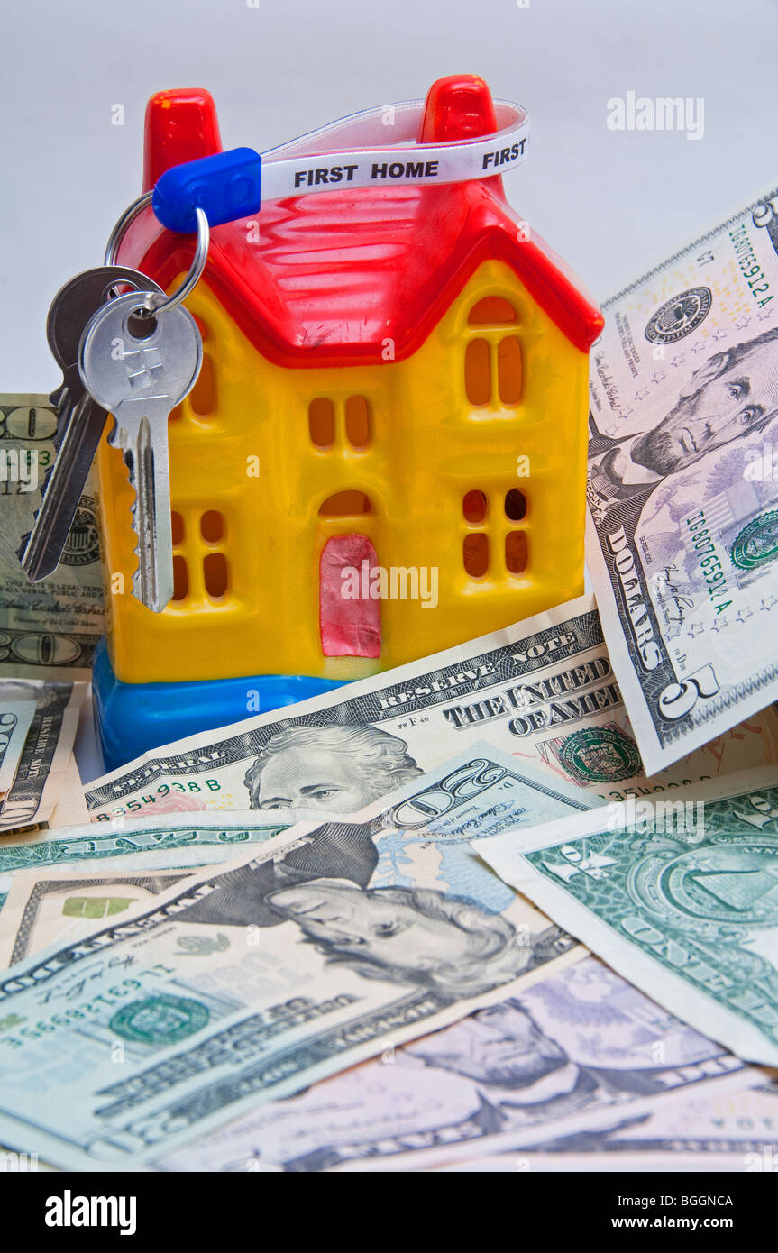 Concept, property market, first home purchase Stock Photo