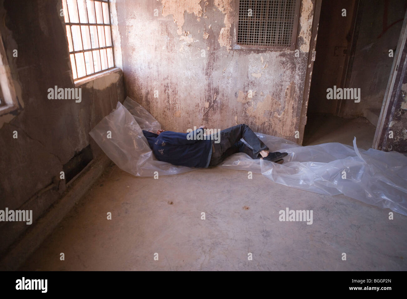 One man sleeping in prison hires stock photography and images Alamy