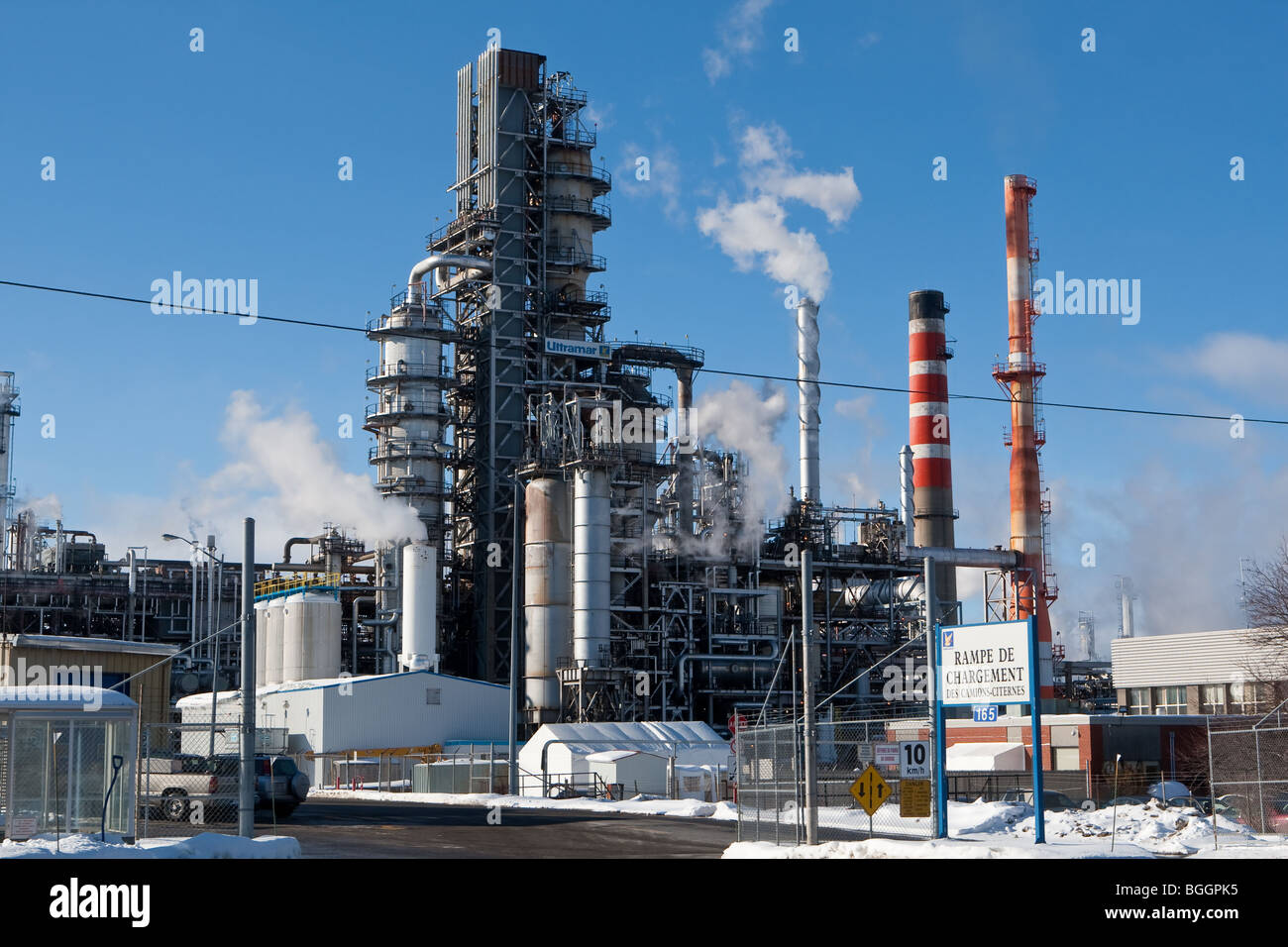 The Ultramar Jean-Gaulin Refinery is pictured in Levis. Ultramar is a  subsidiary of Valero Energy Corporation Stock Photo - Alamy
