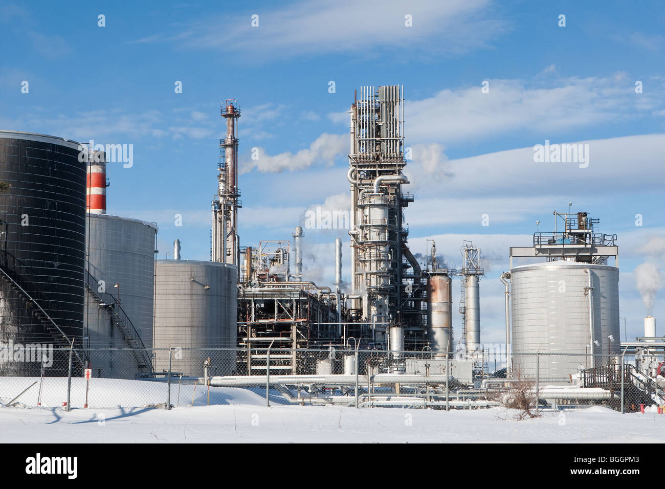 The Ultramar Jean-Gaulin Refinery is pictured in Levis. Ultramar is a  subsidiary of Valero Energy Corporation Stock Photo - Alamy