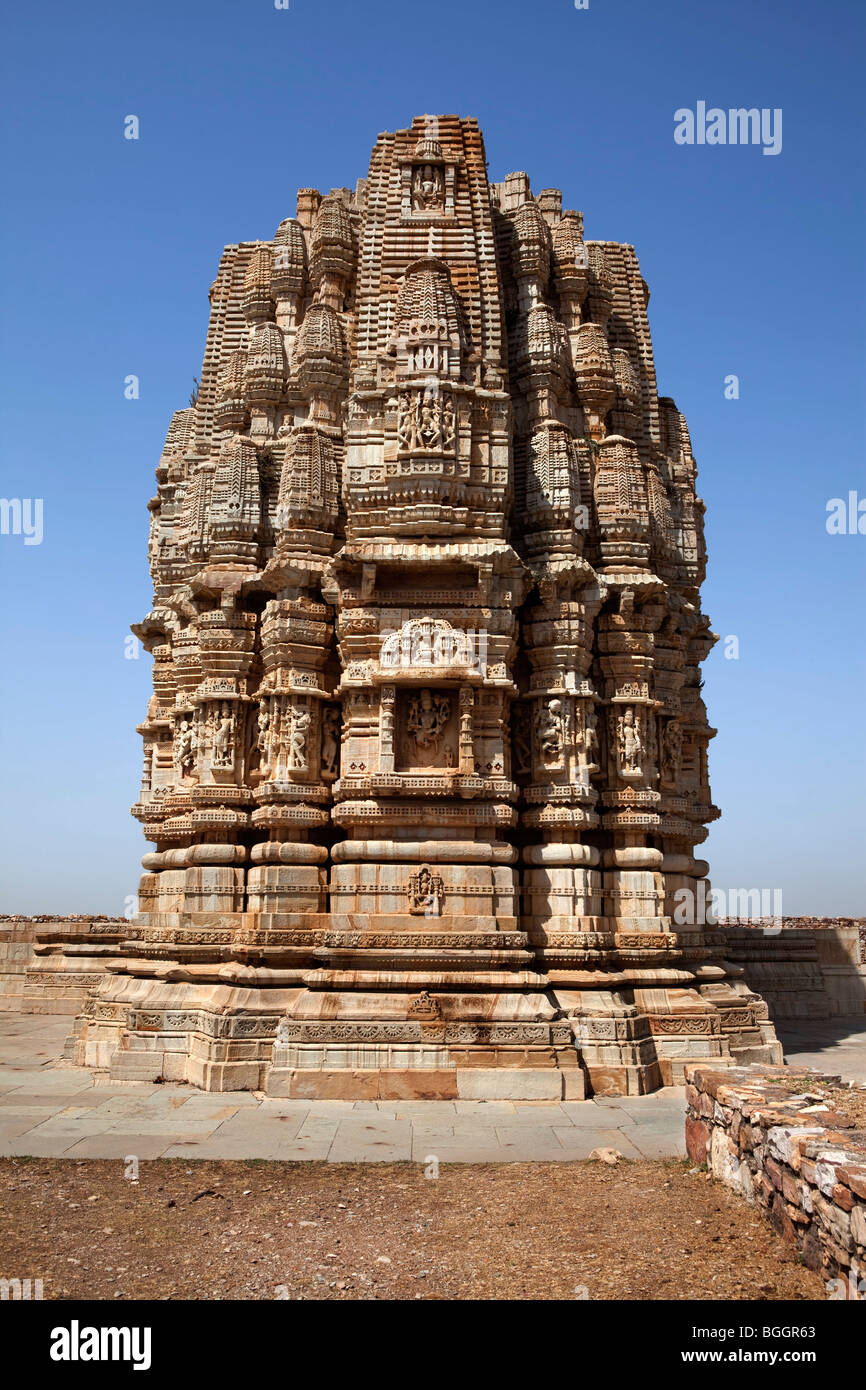 inside the Chittorgarh fort aera in rajasthan state in india Stock Photo