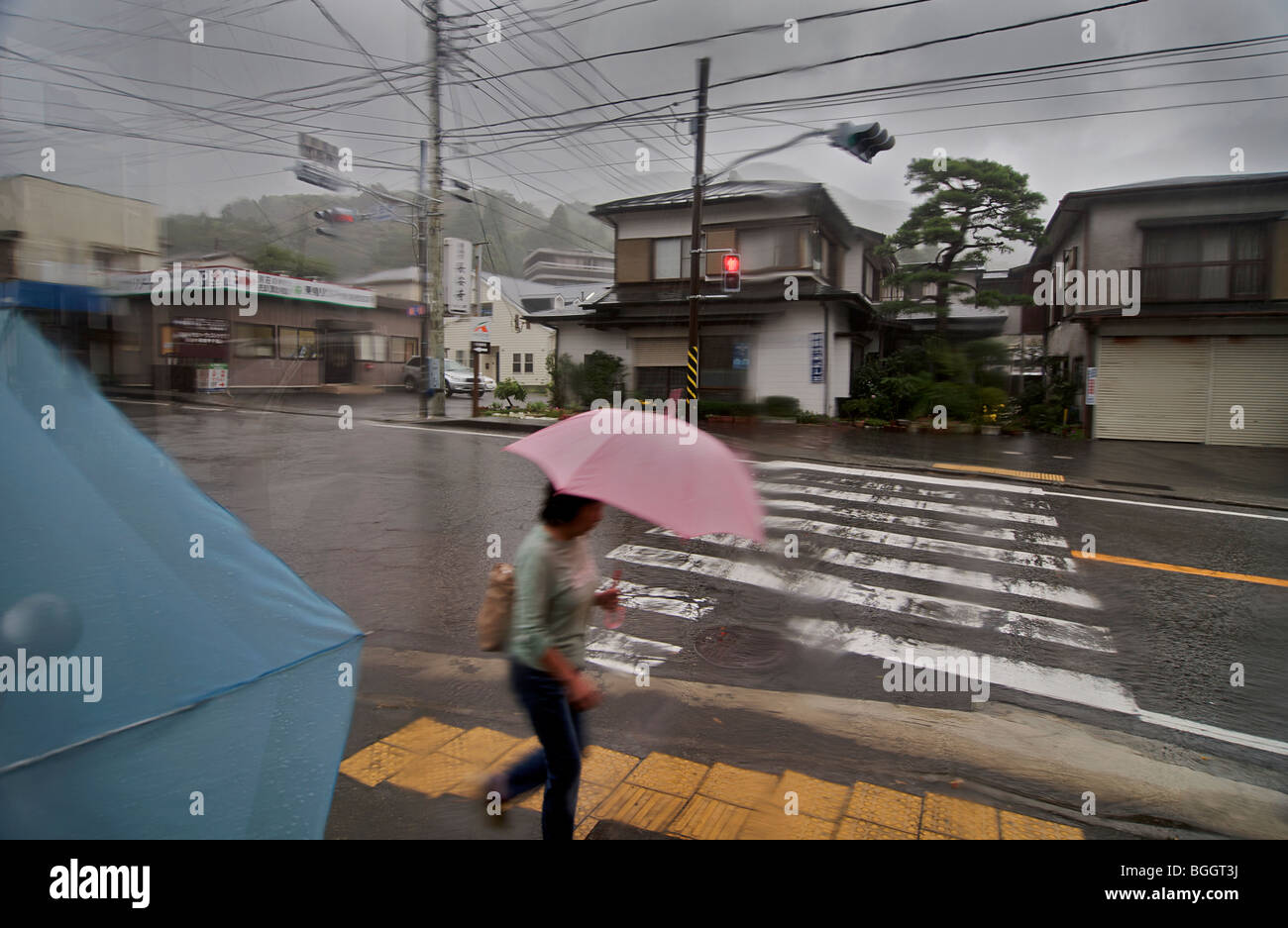 Japan storm rain hi-res stock photography and images - Alamy