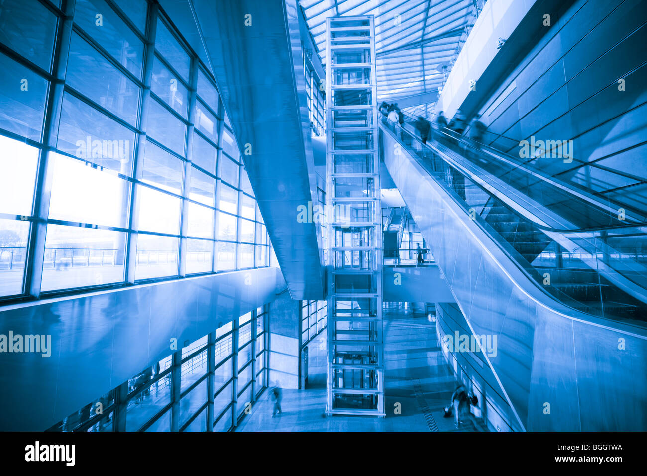 hall of modern building,airport interior Stock Photo - Alamy