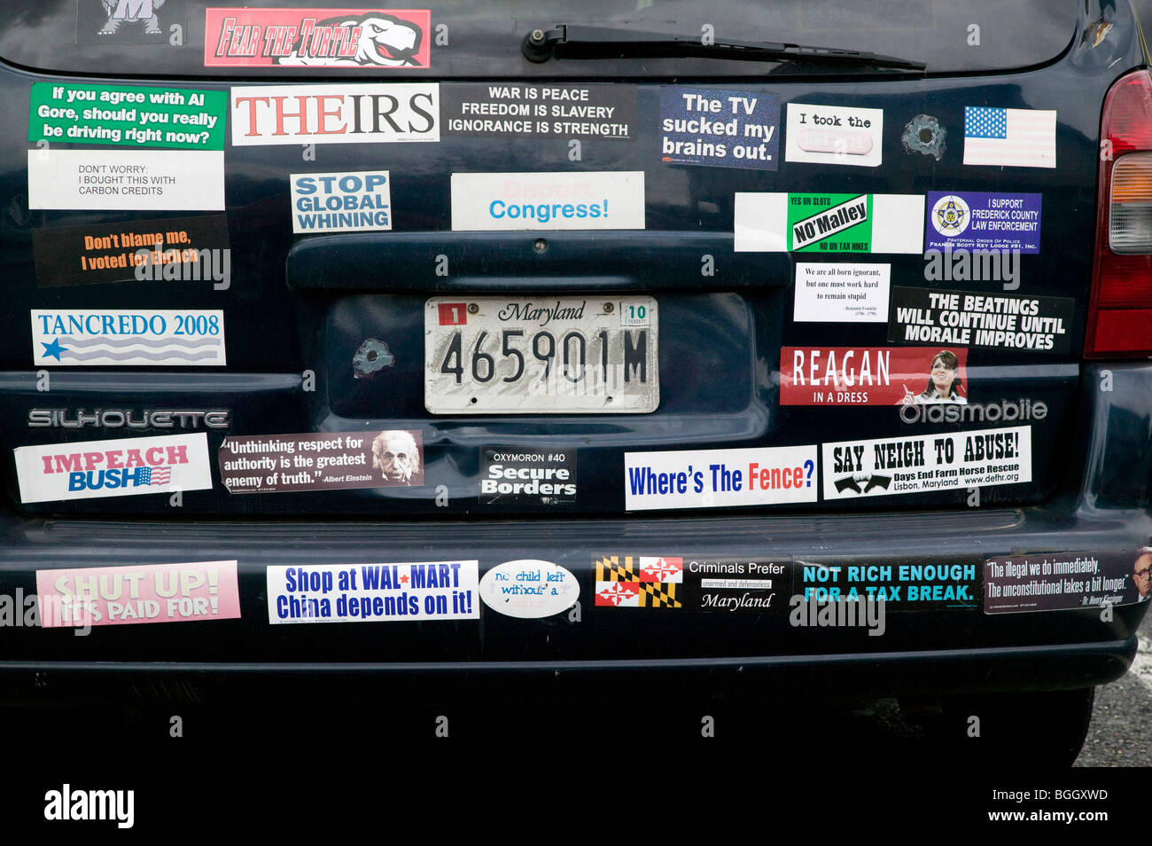 Bumper stickers politics hi-res stock photography and images - Alamy