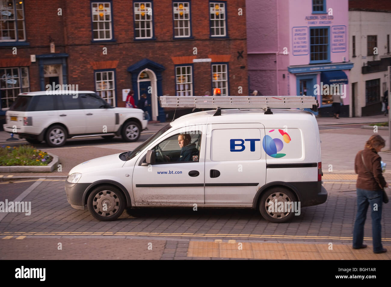 British telecom van hi-res stock photography and images - Alamy