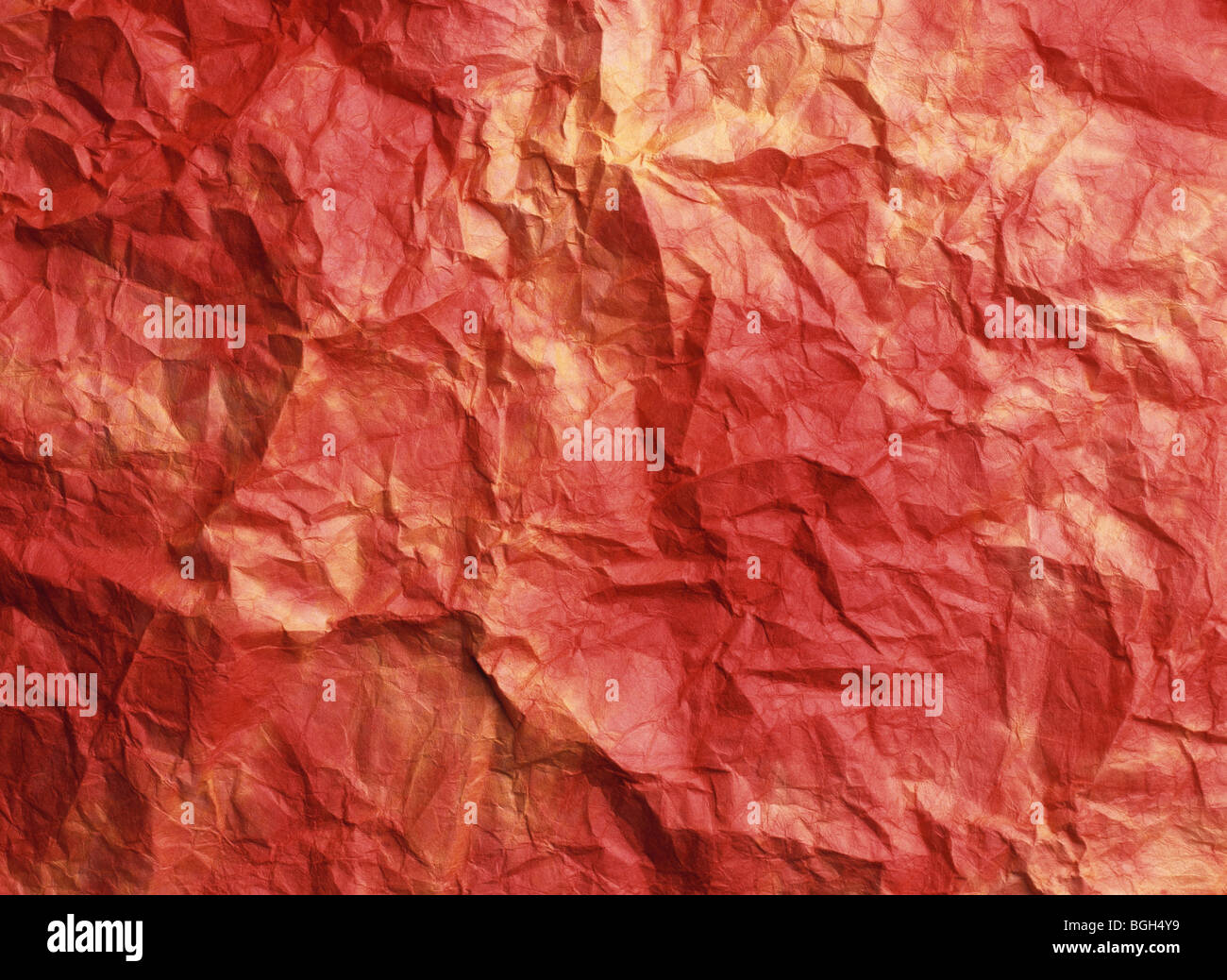 Crinkly red paper Stock Photo Alamy