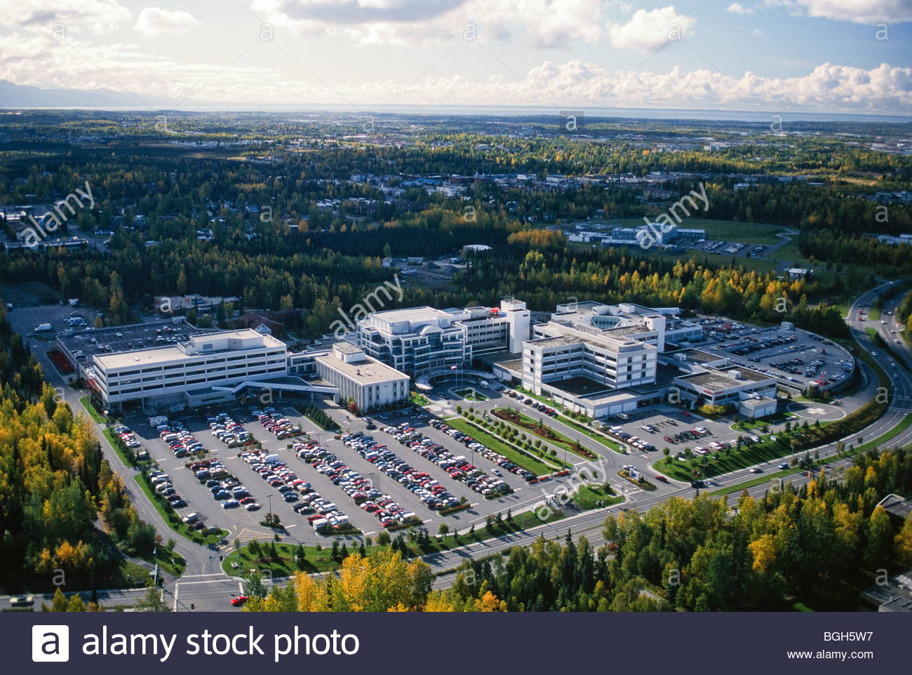 Midtown Anchorage Alaska Stock Photos & Midtown Anchorage Alaska Stock