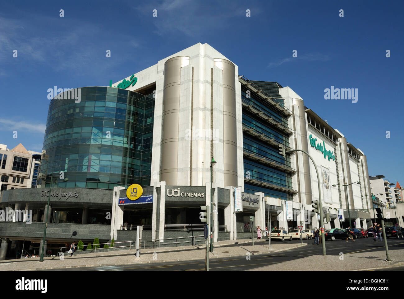 Lisbon. Portugal. El Corte Ingles Shopping Centre Av Antonio Augusto de Aguiar. Stock Photo