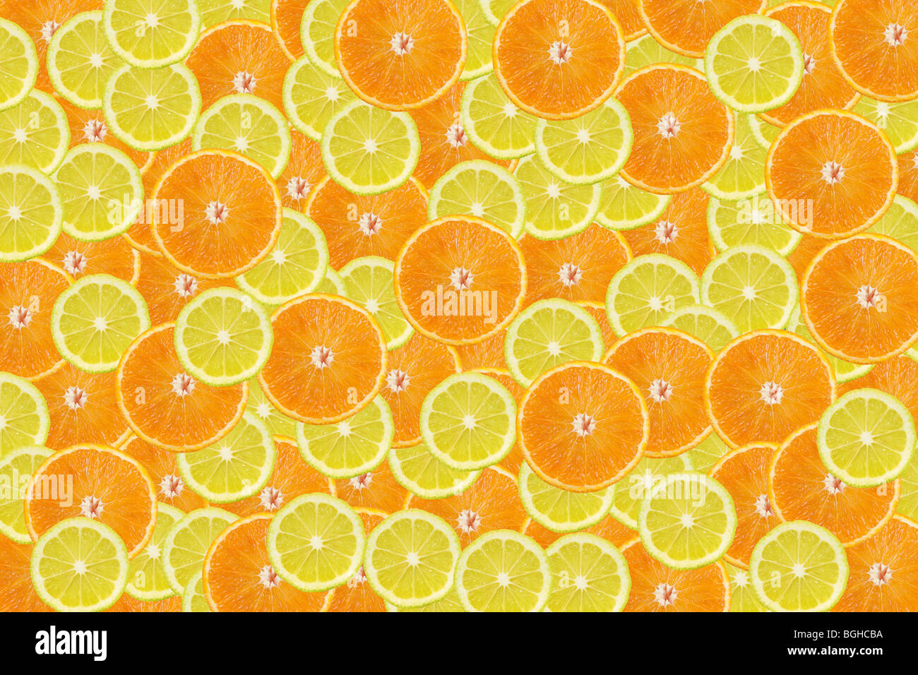 Citrus orange and lemon slices wallpaper/background Stock Photo - Alamy