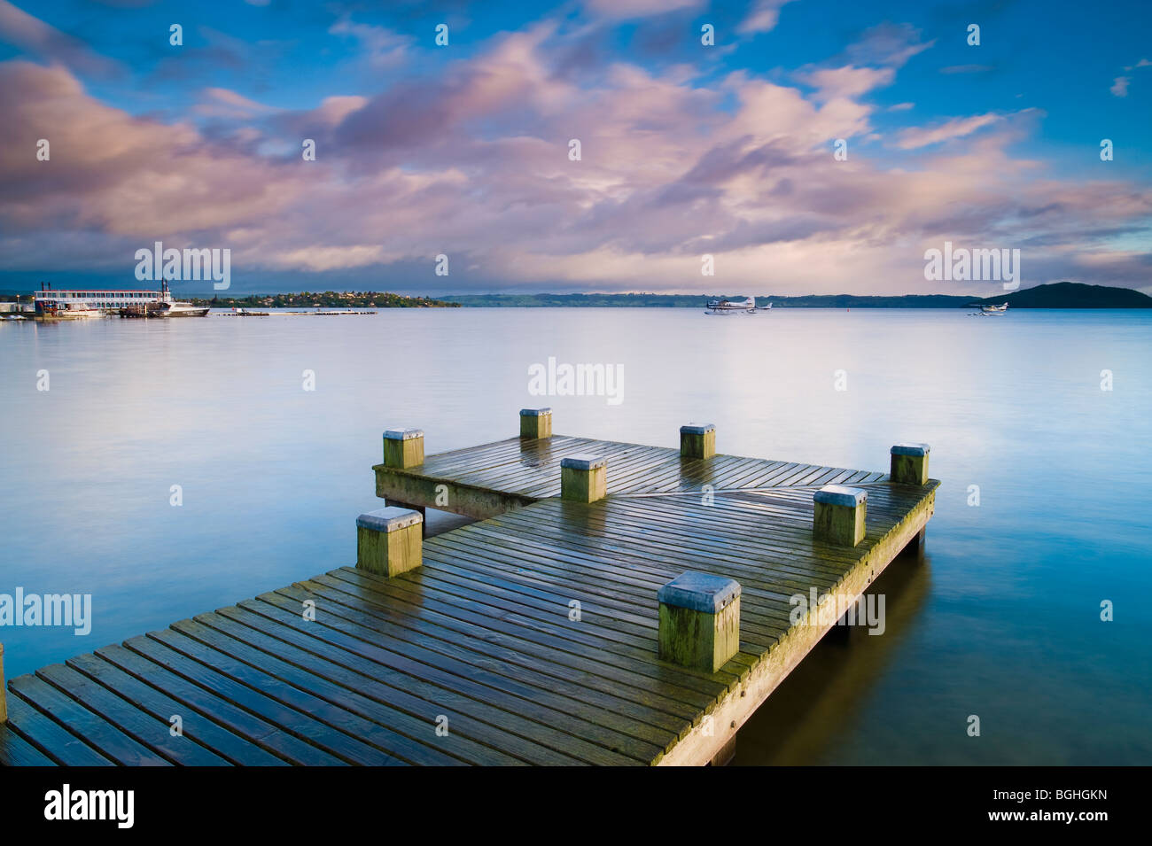 Lake Rotorua, North Island, New Zealand Stock Photo