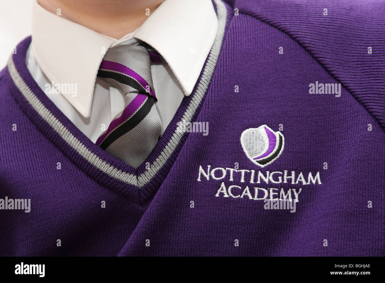 The school uniform of the Nottingham Academy, Nottingham, England, U.K
