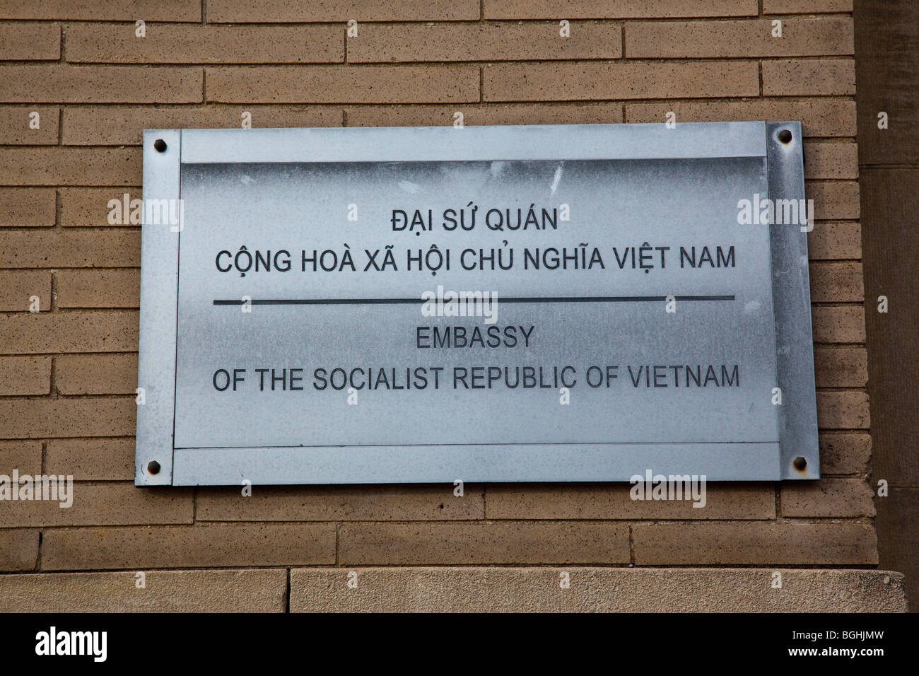 Embassy of Vietnam in Washinton DC Stock Photo Alamy