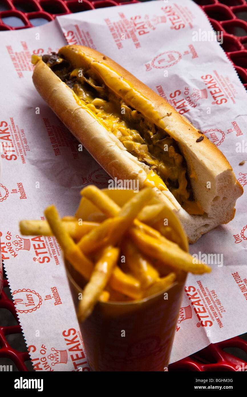 Pat's Philly Cheesesteak Sandwhich Shop in Philadelphia, Pennsylvania
