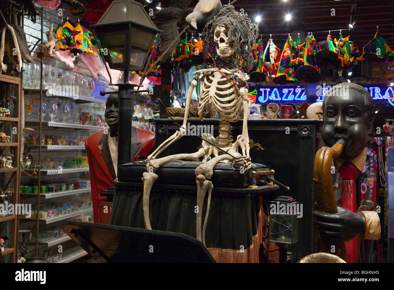 Gift Shop in the French Quarter, New Orleans, Louisiana Stock Photo