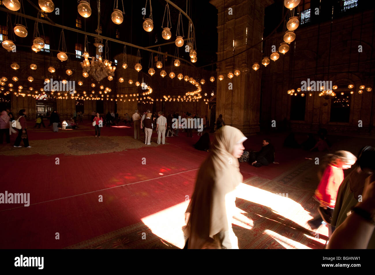 The Mosque of Mohamed Ali in the Saladin Citadel of Cairo, Egypt, Africa Stock Photo