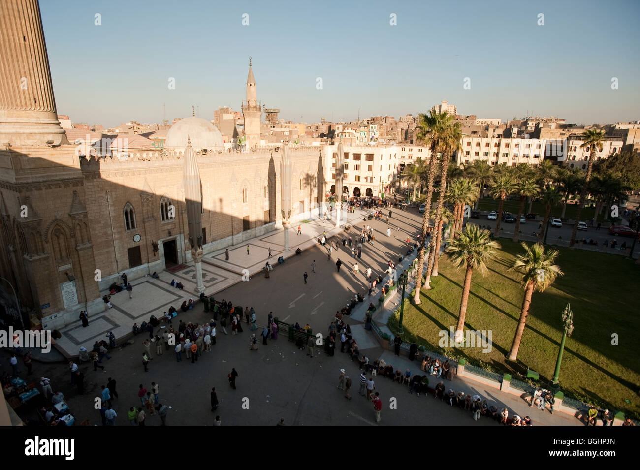 Mosque of Sayyidna al-Hussein, Cairo, Egypt, Africa Stock Photo