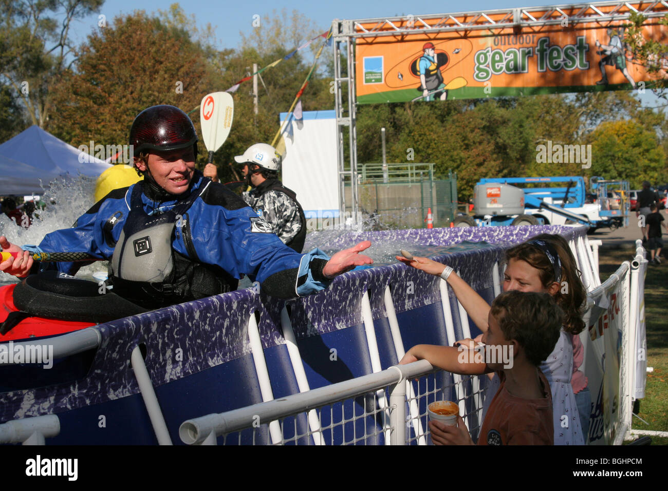 Professional Corey Volt Kayak Demonstration In A Dagger Kayak at