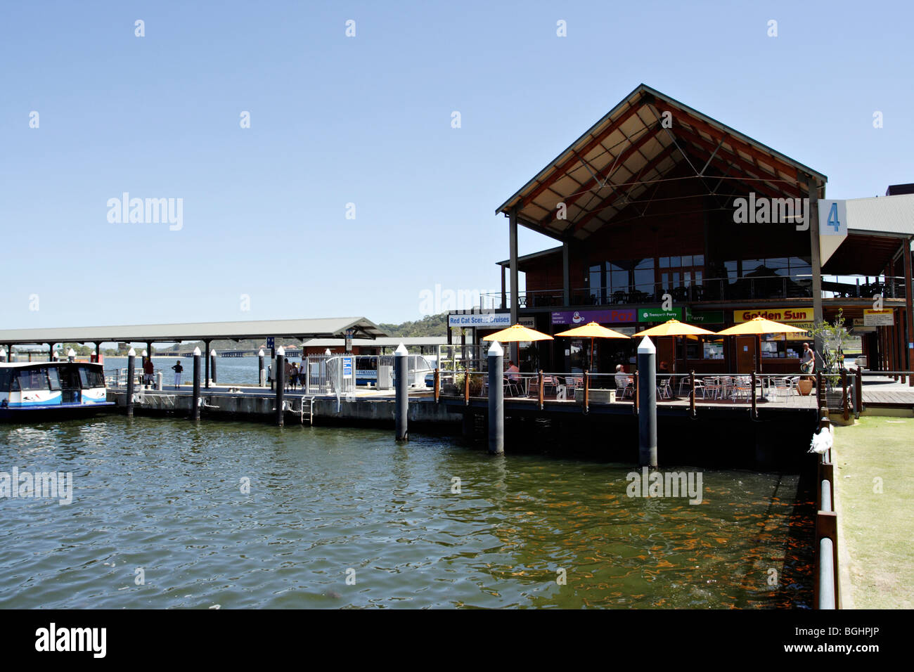 Barrack Street Jetty In Perth Western Australia Stock Photo Alamy