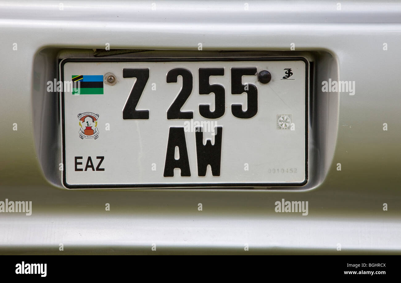 Tanzanian license plate hires stock photography and images Alamy