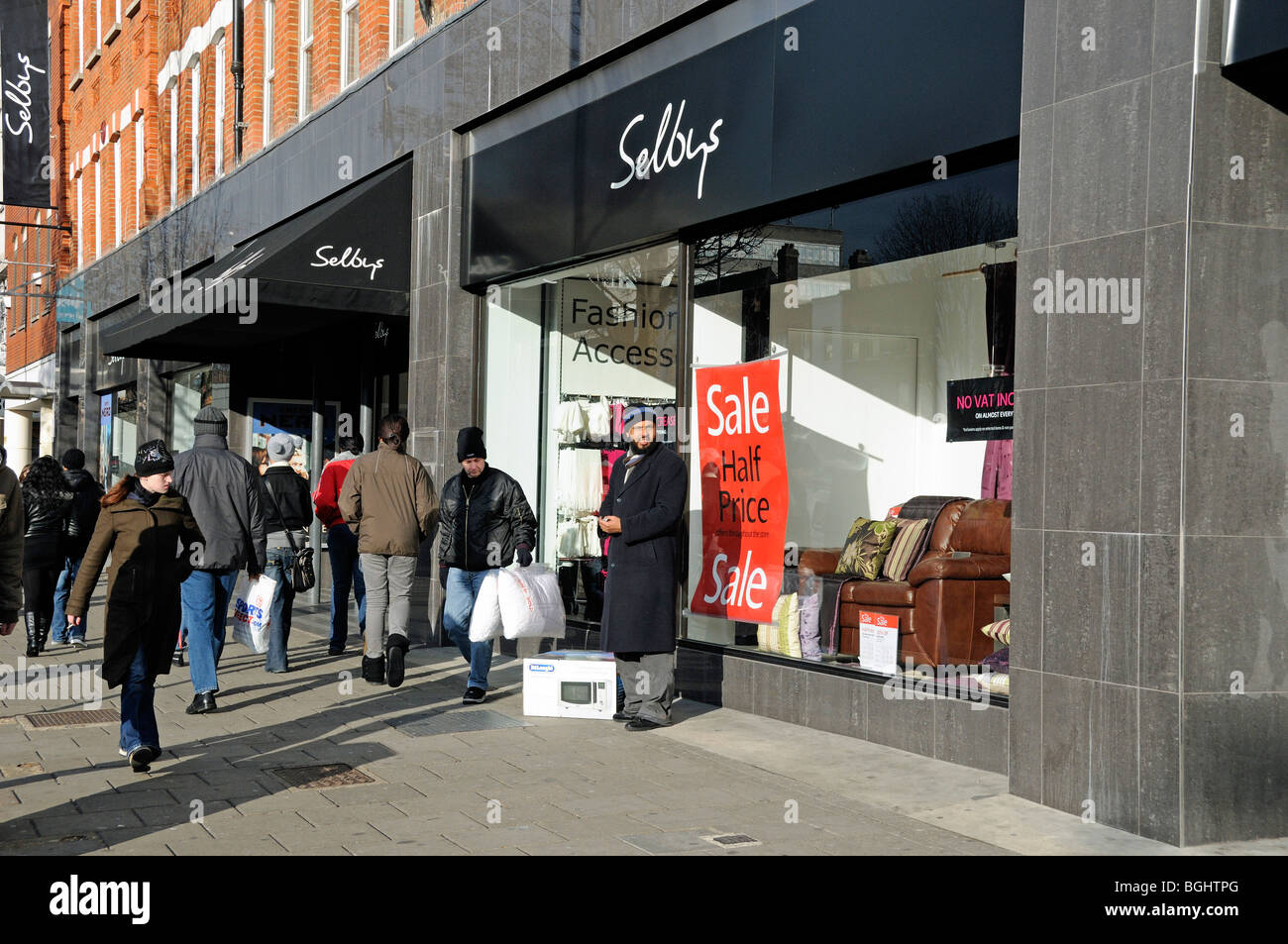 Selby's Department Store Holloway Road Islington London N7 England UK Stock Photo