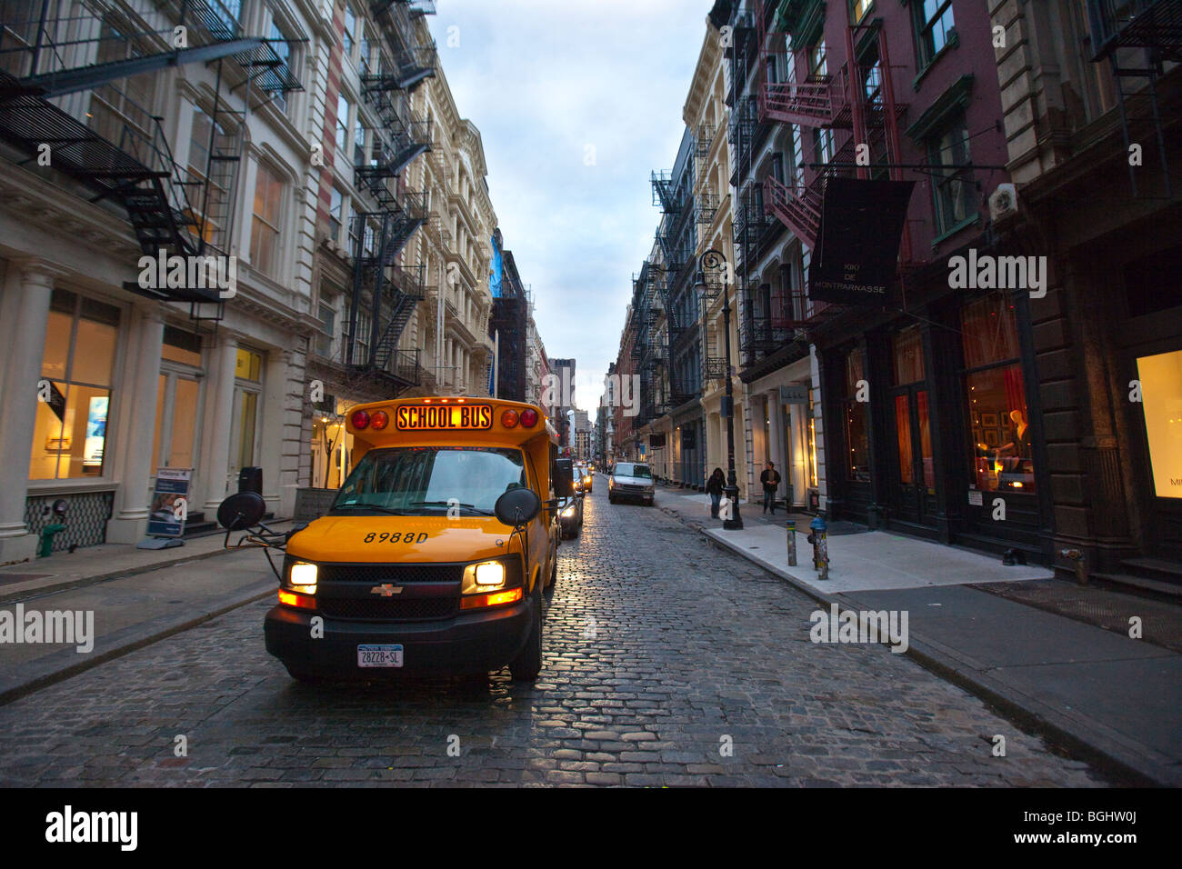 New york city school bus hi-res stock photography and images - Alamy