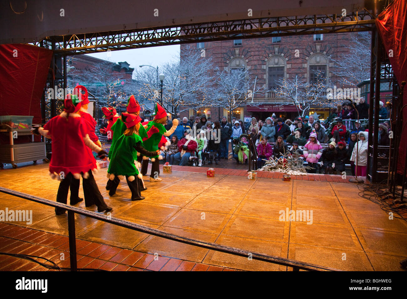 A Christmas Play in Corning New York Stock Photo Alamy Christmas Play Near Me