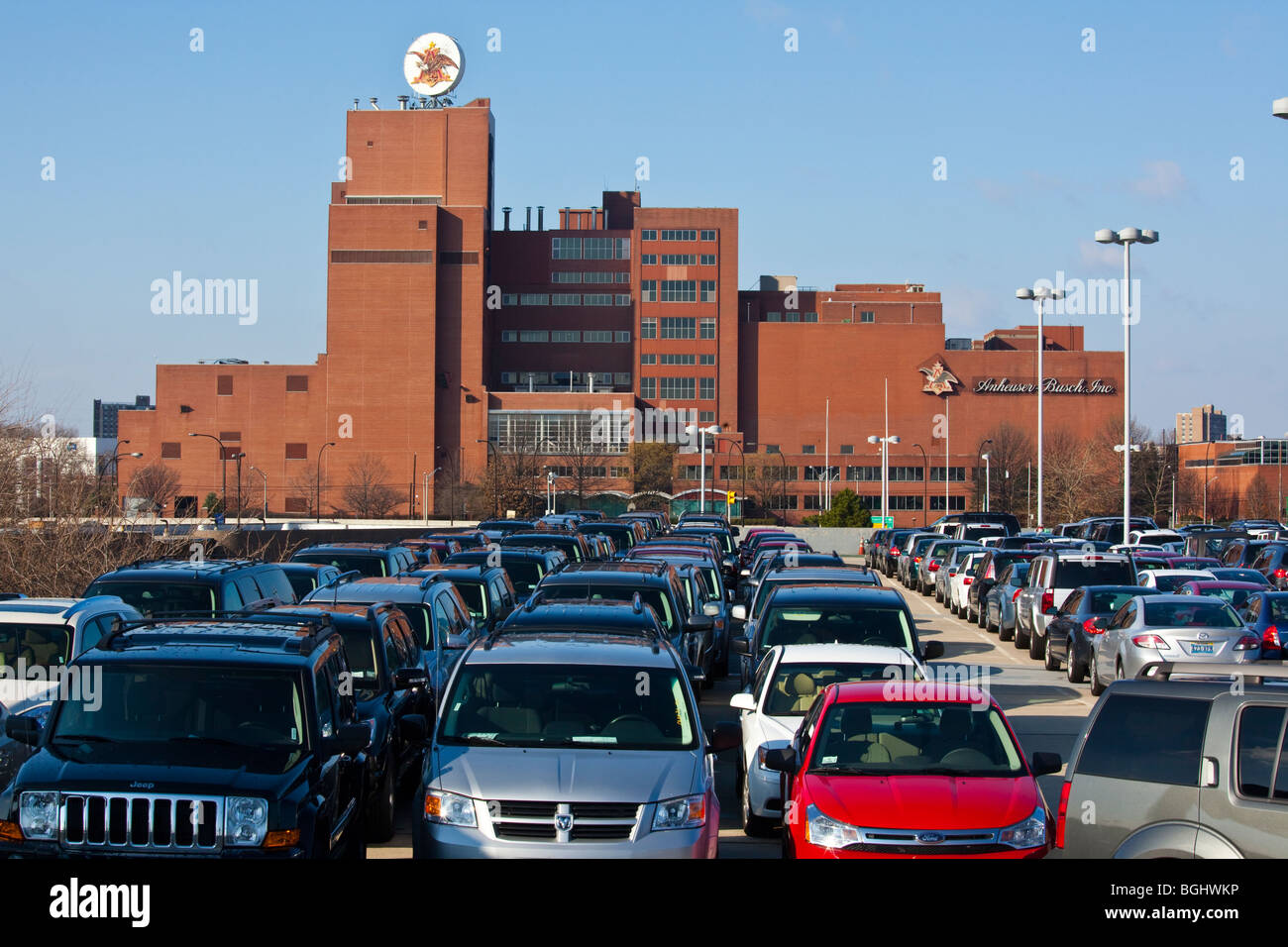 Anheuser Busch Brewery in Newark New Jersey Stock Photo