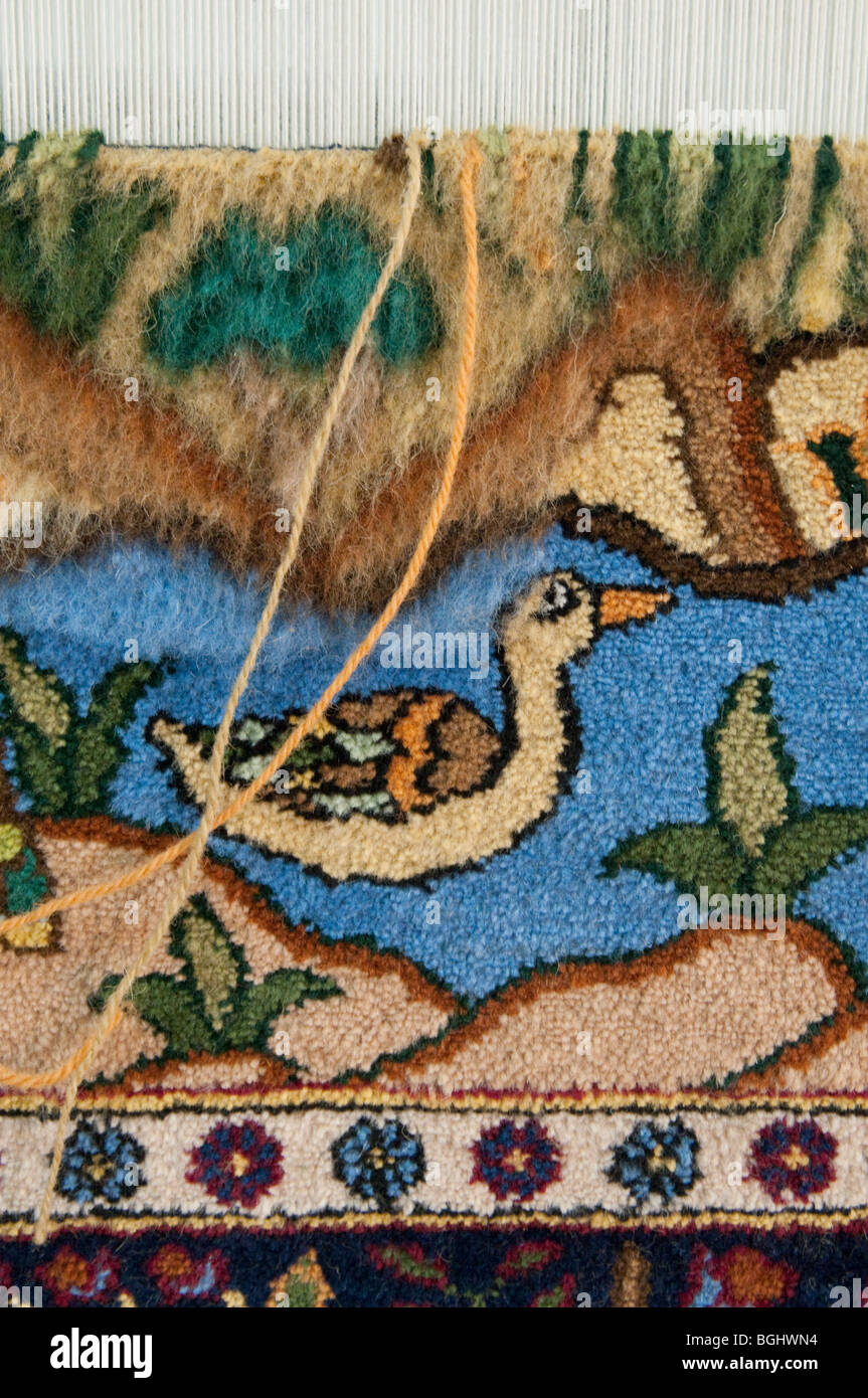 El Sultan Carpet School near Cairo, Egypt, Africa Stock Photo