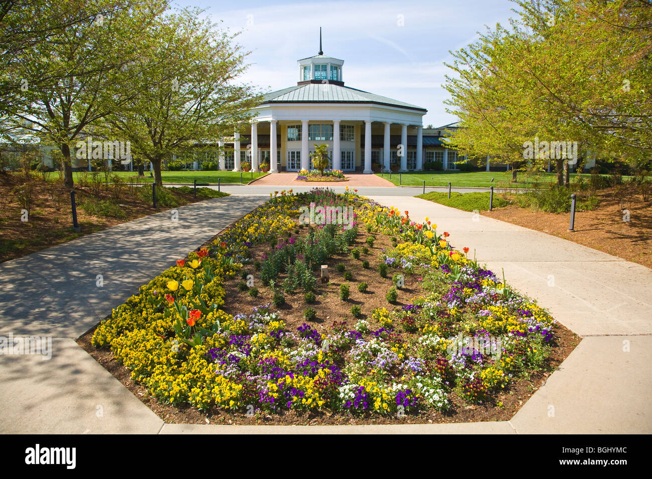Spring In Daniel Stowe Botanical Garden In Belmont North Carolina