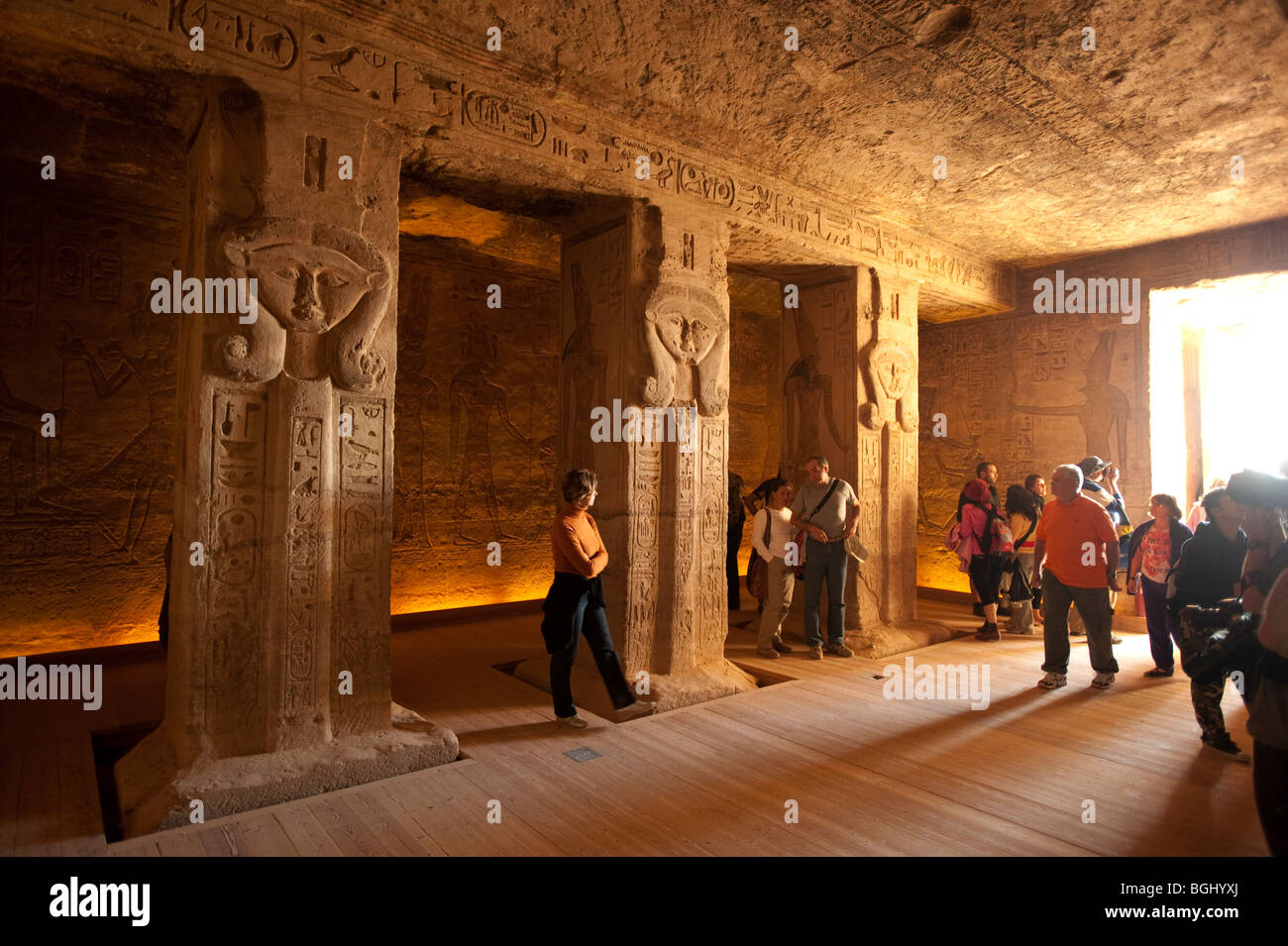 Relocated temples at Abu Simbel, Egypt, Africa Stock Photo