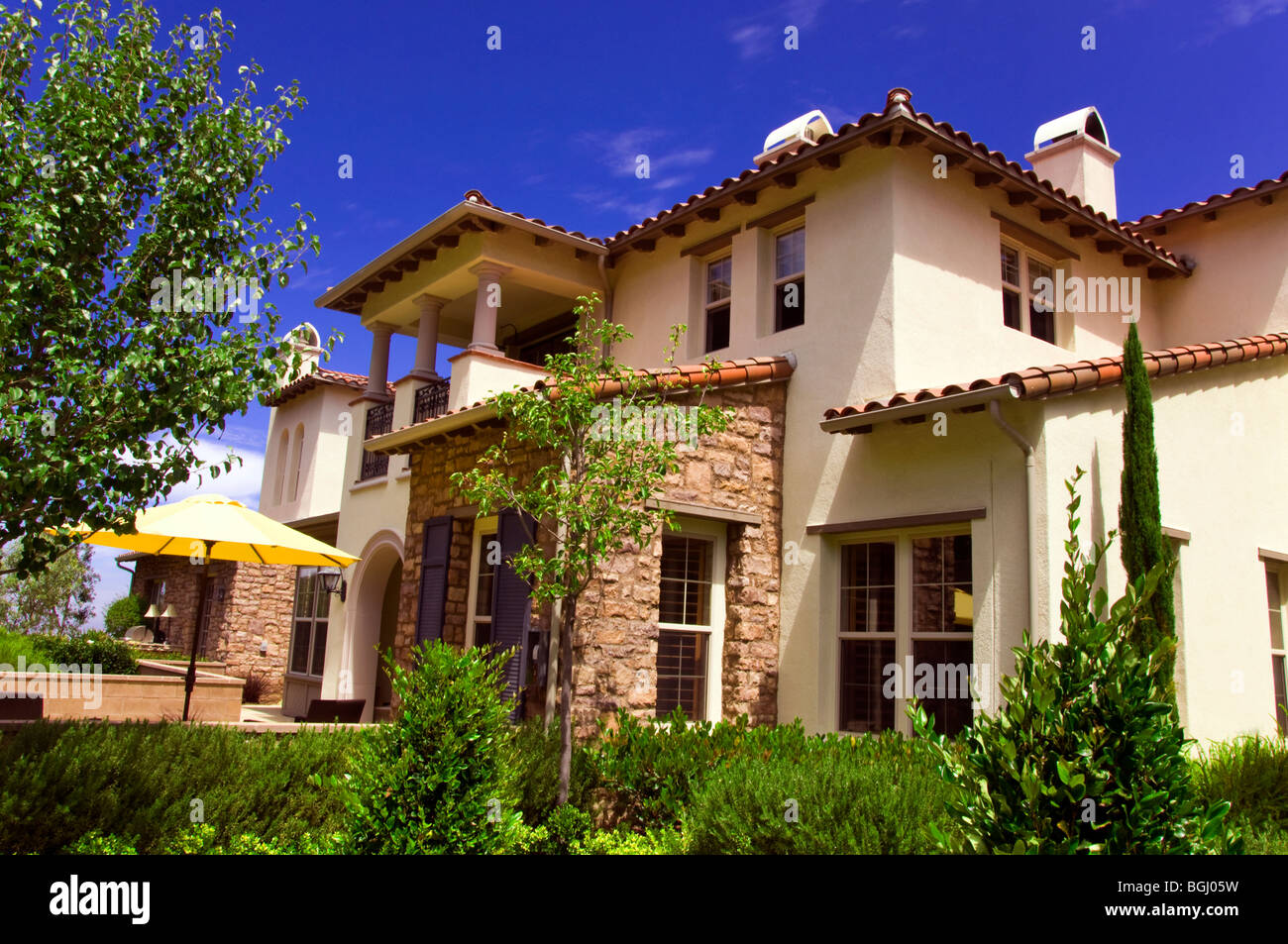 Luxury Home, California, USA Stock Photo