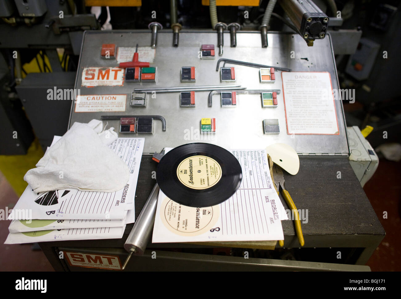 The United Record Pressing plant.  Stock Photo