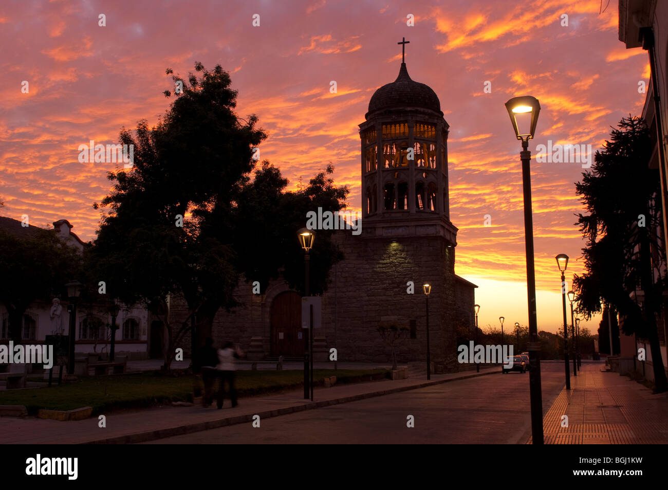 Iglesia (Church)  Santo Domingo, La Serena, Chile (Norte Chico Region IV) Stock Photo