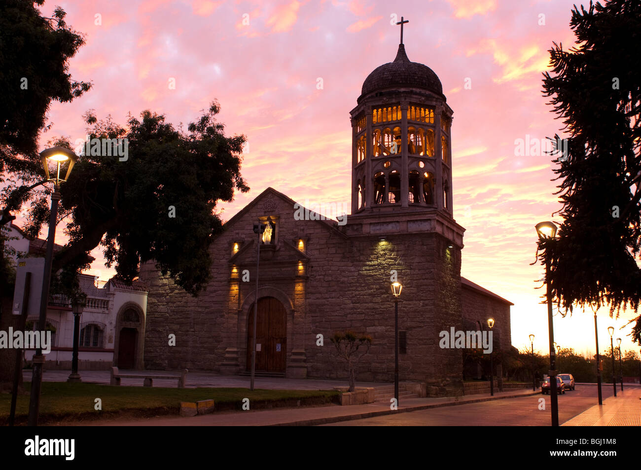 Iglesia (Church)  Santo Domingo, La Serena, Chile (Norte Chico Region IV) Stock Photo