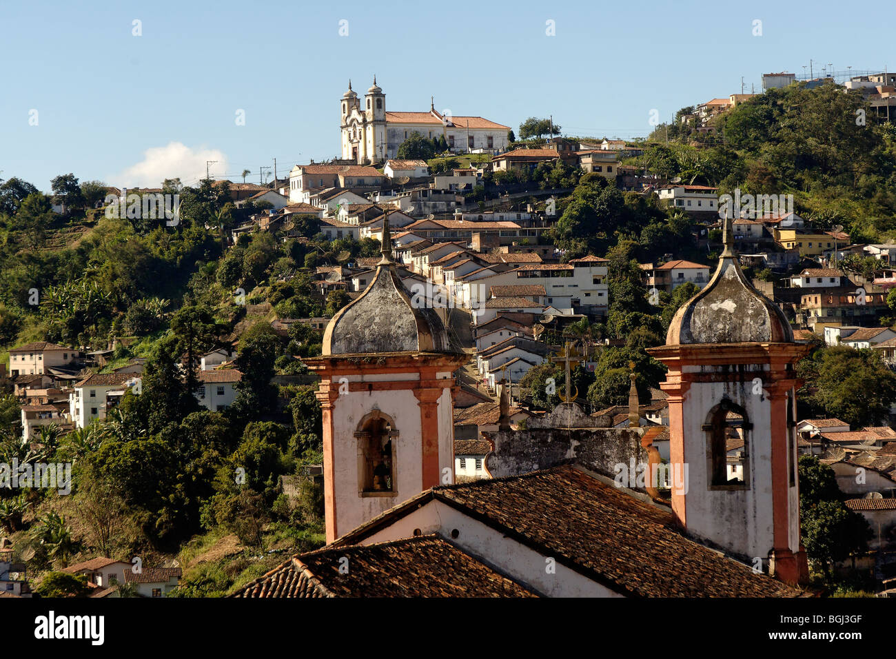 Nossa Senhora da Conceiçao e das Dores Church; Ouro Preto, Brazil Stock Photo