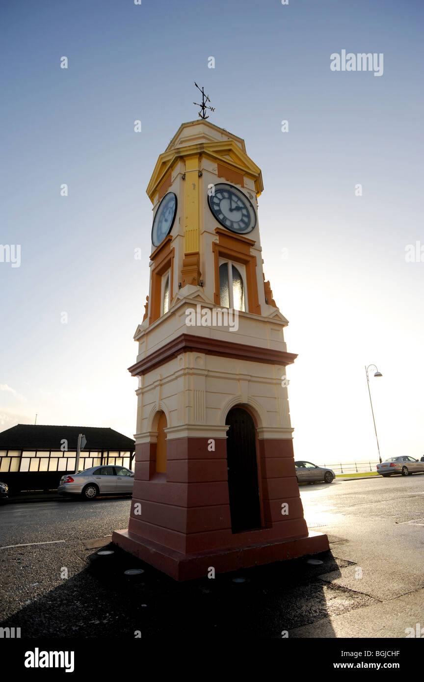 Clock Tower on Bexhill sea front originally built to commemorate the