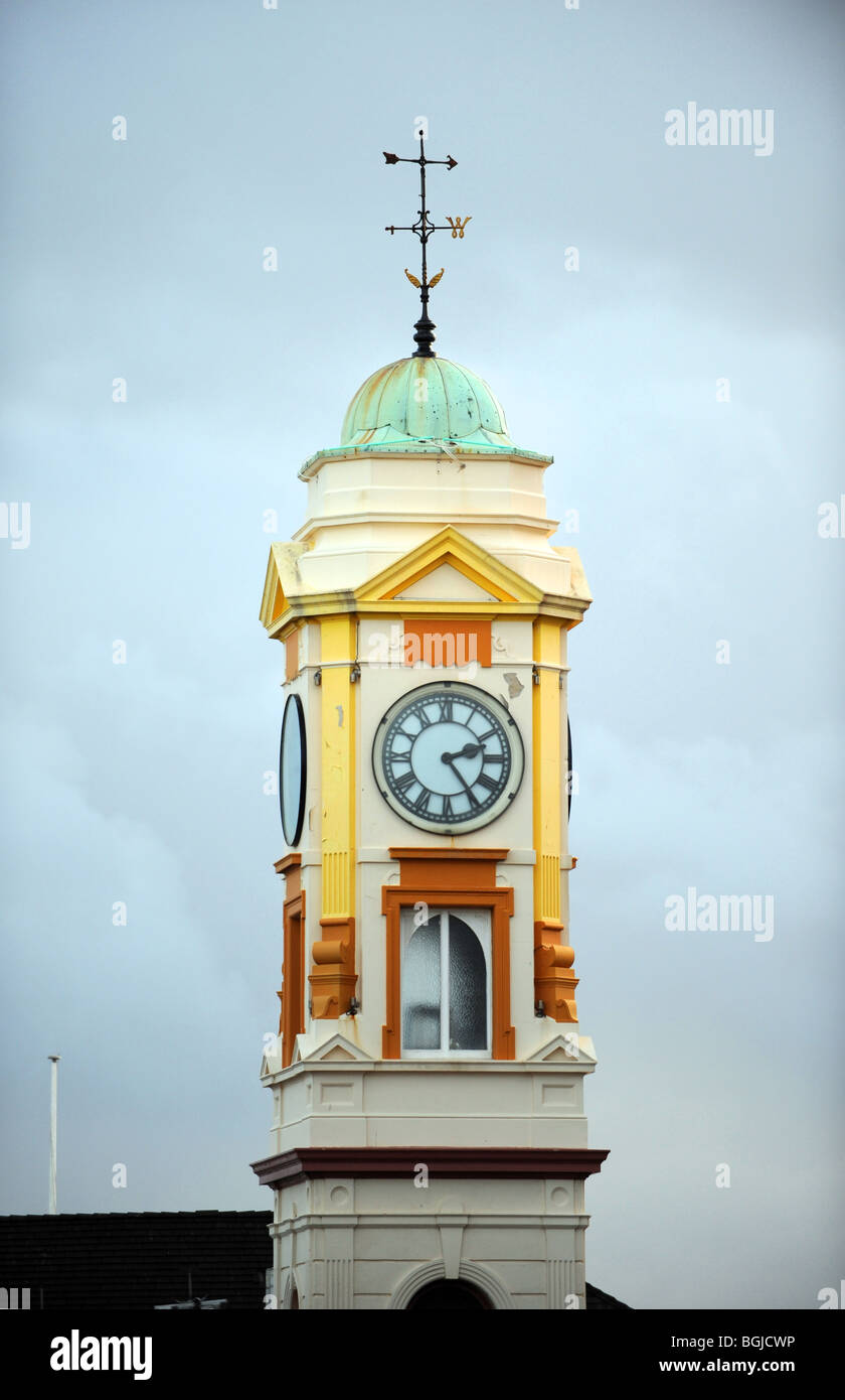 Clock Tower on Bexhill sea front originally built to commemorate the