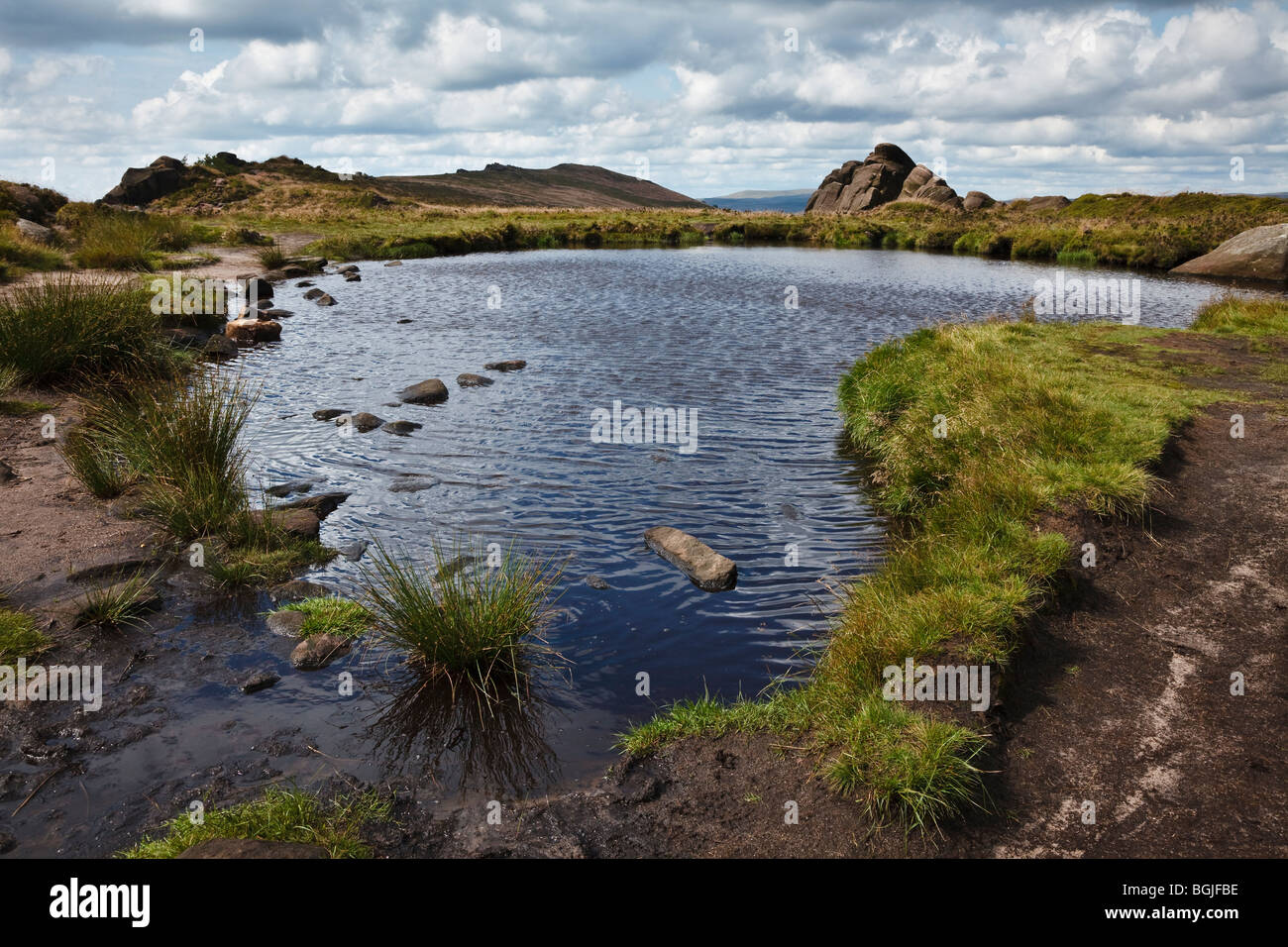 Doxey Pool, The Roaches, Peak District National Park, Staffordshire Stock Photo