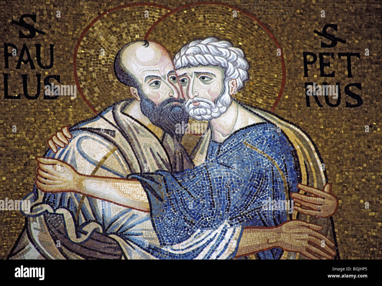 Saint peter mosaic cappella hi-res stock photography and images - Alamy