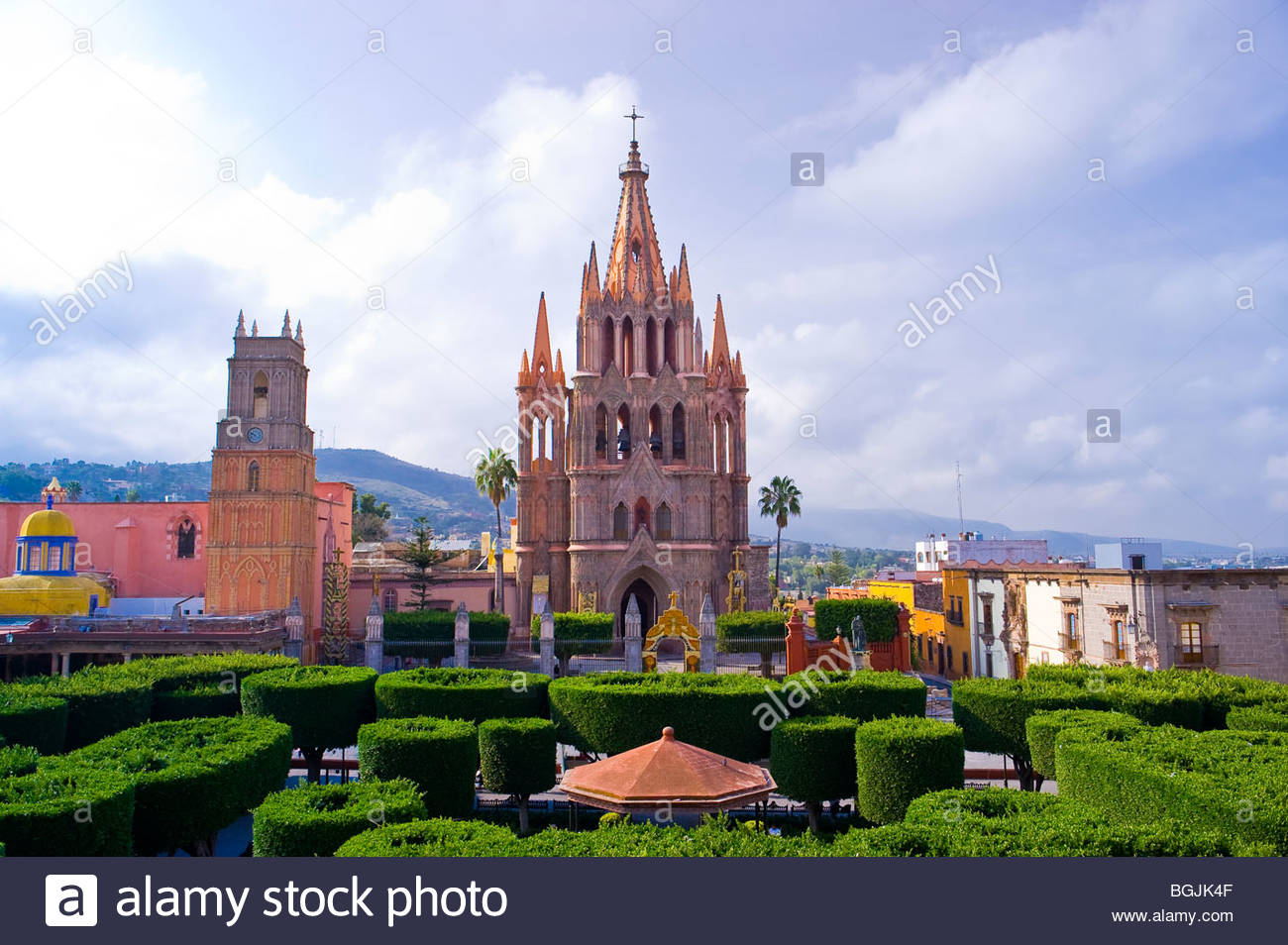 Main Square Plaza Principal With The Church Of St Michael The
