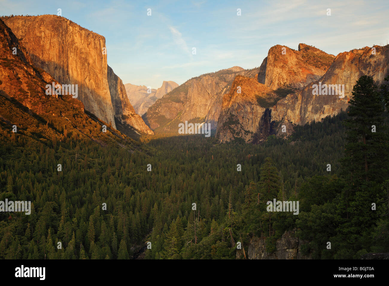 Yosemite Tunnel View Stock Photo Alamy