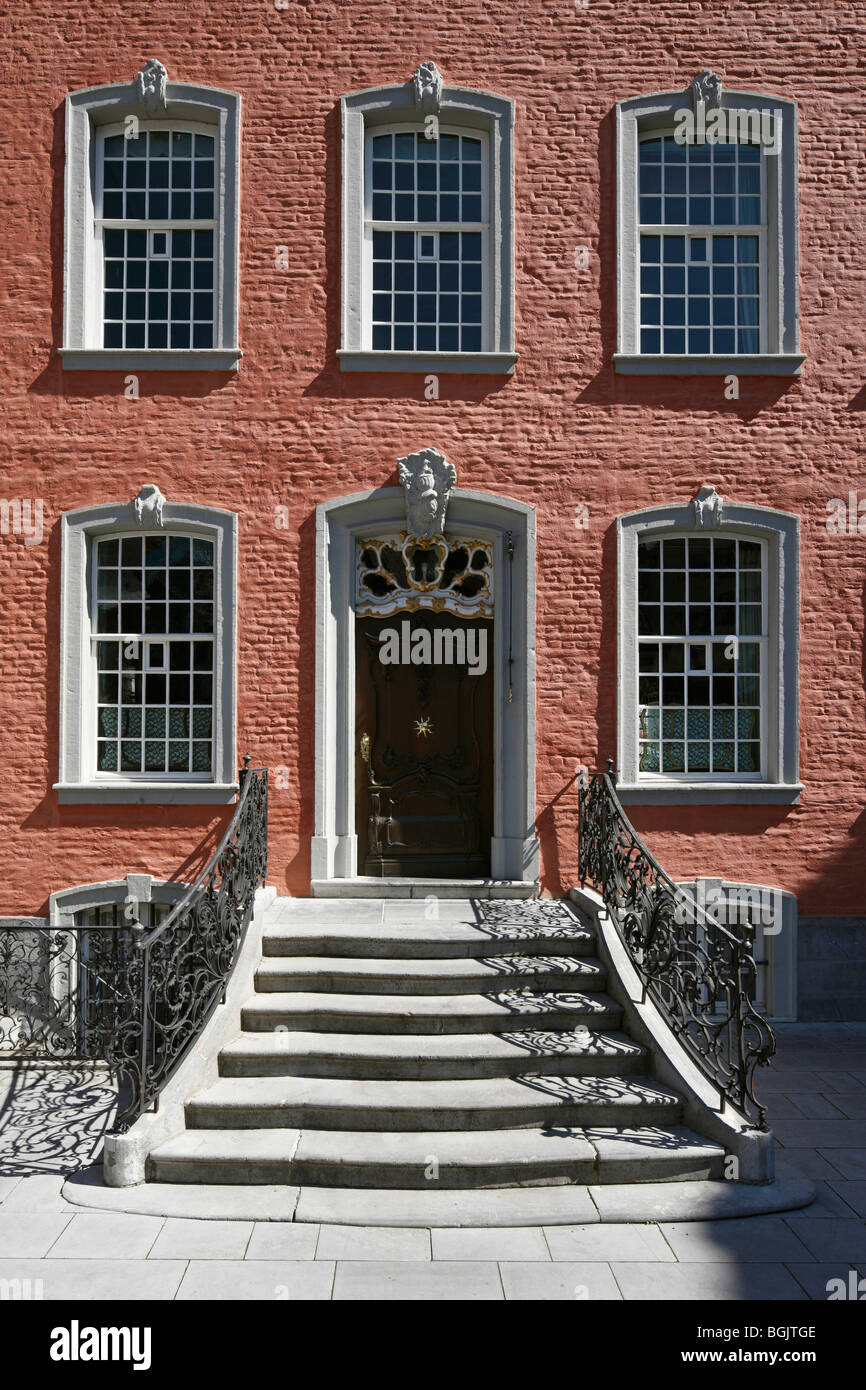 Monschau, Rotes Haus, Eingang Stock Photo