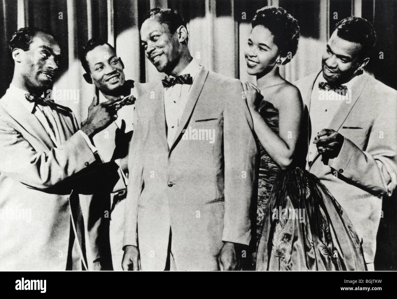 THE PLATTERS US vocal group Stock Photo Alamy