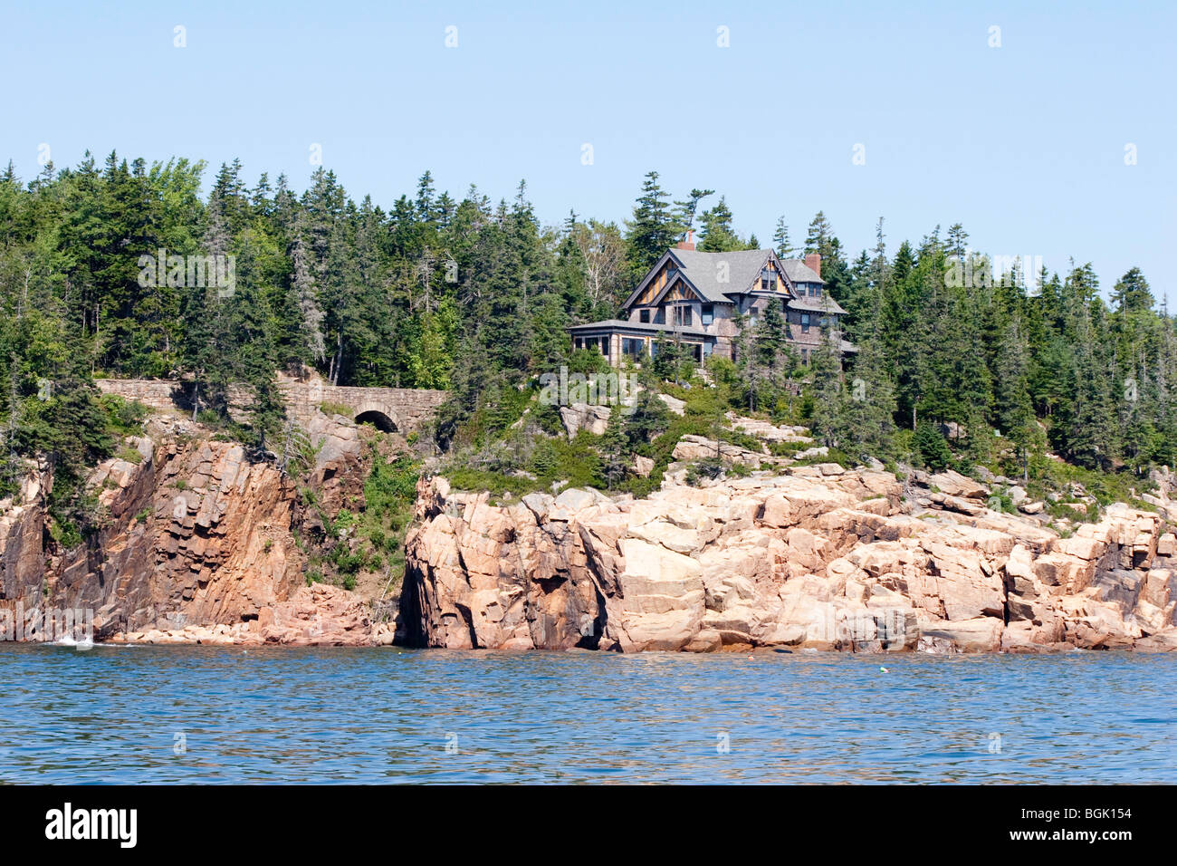 A Luxury waterfront home on the coast of Mount Desert Island, Maine