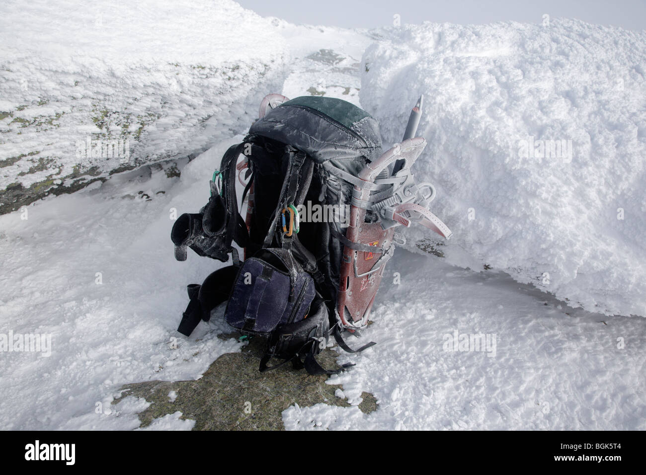 Appalachian Trail Extreme weather conditions on the summit of Mount