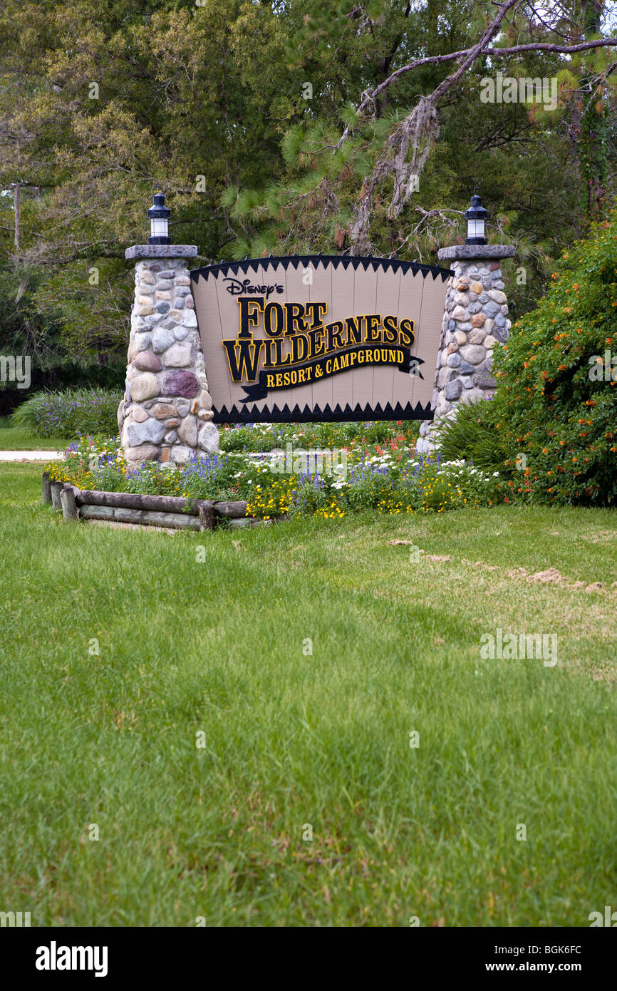 Central Florida Oct 2008 Entrance Sign At Walt Disney World S