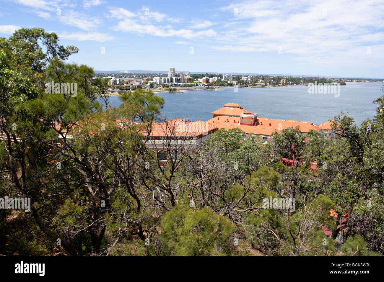 View of Perth from Kings Park, Western Australia. Stock Photo