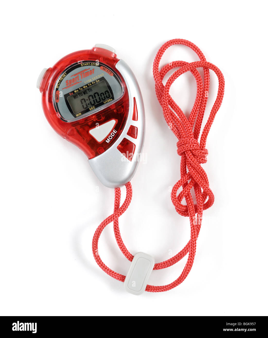 Sport Timer isolated on white background Stock Photo - Alamy